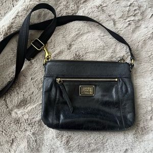 Coach Poppy black crossbody. Nice used condition.